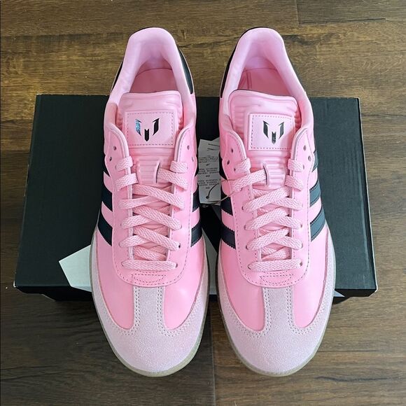 adidas Other - Adidas samba Messi pink/black men size 9.5/10